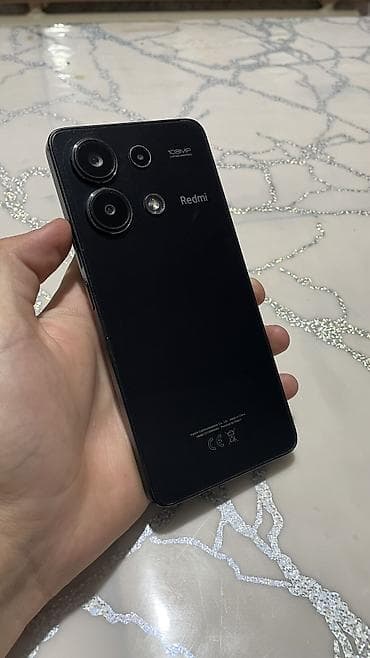 Redmi, Redmi Note 13, Б/у, 256 ГБ, цвет - Черный, 2 SIM