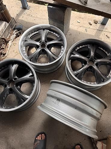 bbs rs: Литые Диски R 18 Work, Комплект, отверстий - 5, Б/у — 3