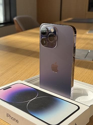 apple iphone 14 pro max: IPhone 14 Pro Max, Б/у, 256 ГБ, Deep Purple, Коробка, 100 % — 4