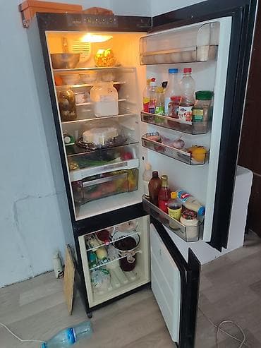 open box: Холодильник с нижней морозильной камерой, No Frost. Черный 16мин — 6