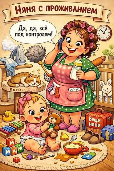 вакансии для детей: Ищем няню с проживанием для девочки 11 месяцев В дружную и заботливую — 1