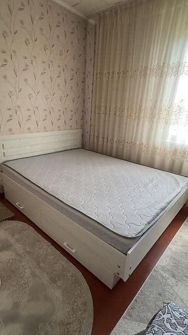 кровать с ящиком: Продаю кровать новая с выдвижными ящиками белого цвета — 5