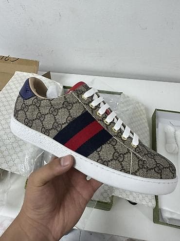 lui vitton: Мужские кроссовки, 40, Gucci, Новый, цвет - Бежевый — 1