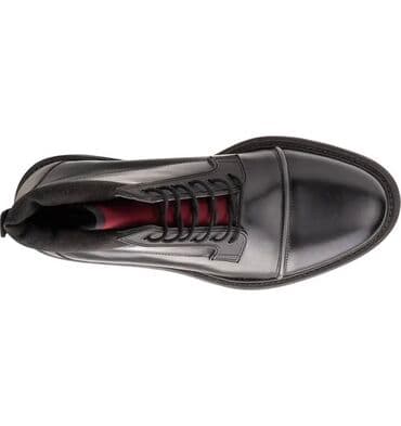 Ботинки: VINTAGE FOUNDRY. Кожаные ботинки на шнуровке гранатового цвета.Garnet — 2