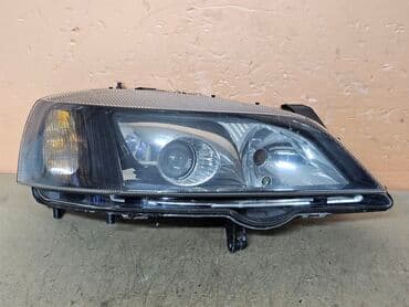 запчасти на опель зафира б: Передняя правая фара Opel 2002 г., Б/у, Оригинал, Германия — 2