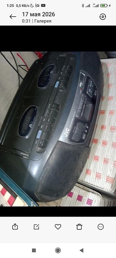Портативный музыкальный центр JVC (boombox) - Комбинированный