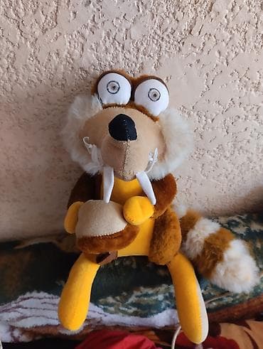 Мягкая игрушка «Скрат» из мультфильма Ледниковый период. - Высота