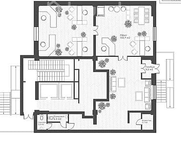 1200: Продажа магазинов В жилом доме, 166 м², 1 этаж — 3