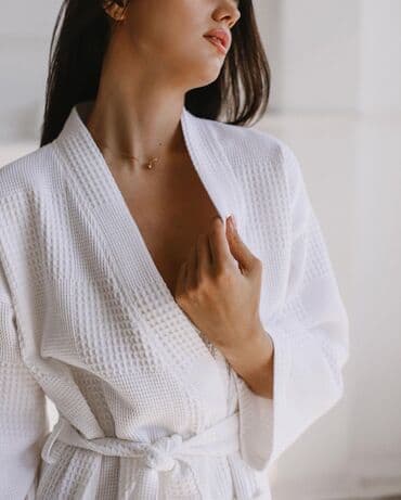 домашние халаты больших размеров: Вафельные халаты отличного качество 100%хлопок приятные к телу оптом и — 9