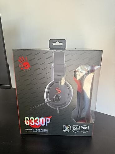 bloody g521: Проводные гарнитуры, Bloody, цвет - Серый — 1