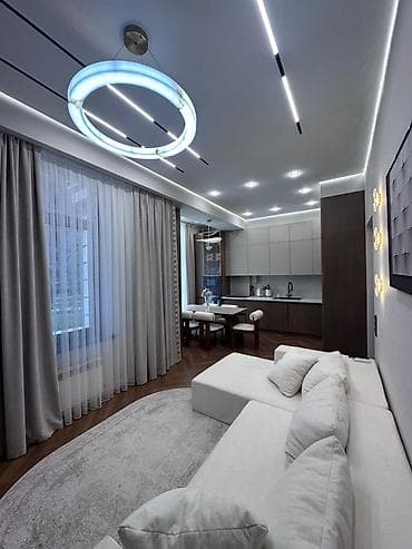 3 комнаты, 75 м², Асанбай мкр Элитка, 1 этаж, Евроремонт — 5