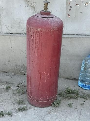 бутан: Баллон газовый пропановый (красный, стальной) - Тип: стальной баллон — 1