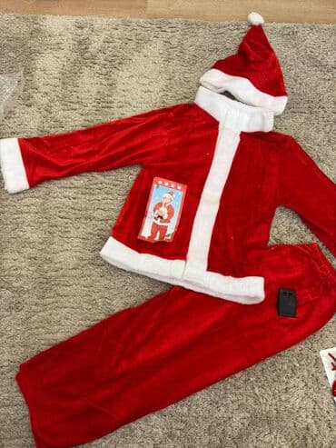брюки s: Детский костюм Деда Мороза/Санта-Клауса. размеры 6-8 4-6 Комплект: - — 1