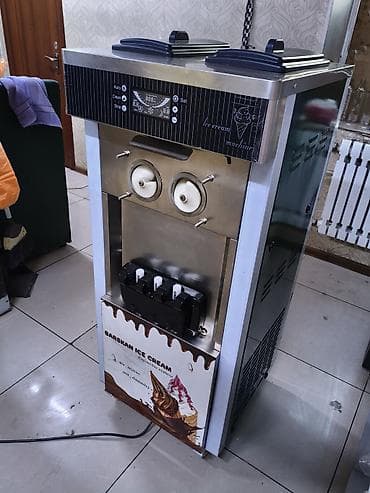 мороженые: Новый Фризер для мягкого мороженого BARSKAN ICE CREAM + сухие смеси — 3