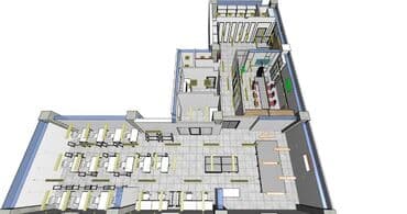 коммерческая недвижимость ош: Продаю Офис 230 м², С ремонтом, С мебелью, Многоэтажное здание, 1 этаж — 18
