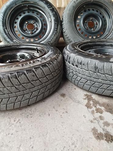 Транспорт: Колеса в сборе 195 / 65 / R 15, Зима, Комплект, Легковые, Железные, отверстий - 5 — 3