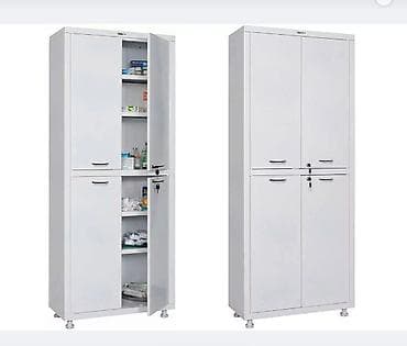 Медицинская мебель: Шкаф медицинский HILFE МД 2 1670/SS для хранения медикаментов — 1