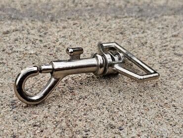 купить набор для работы с кожей: Карабин, фурнитура. Металлический поворотный карабин — 8