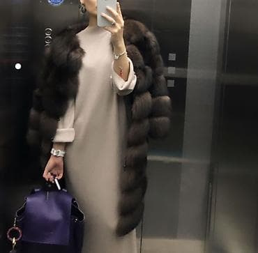 Мужская обувь: Шуба, Песец, По колено, S — 2