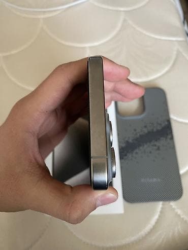 iphone 13 max pro: IPhone 15 Pro, Б/у, 512 ГБ, Natural Titanium, Коробка, 82 % — 5