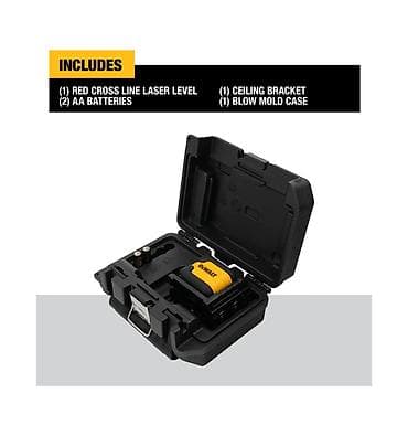 DEWALT DW08802-QU — это самовыравнивающийся лазерный уровень с красным — 4