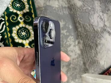 aifon 15 pro: IPhone 14 Pro, Б/у, 256 ГБ, Deep Purple, Чехол, 77 % — 4