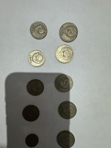 золотые часы: Коллекционные монеты (набор из 2 шт.) 1) США, 10 центов (dime) — 8