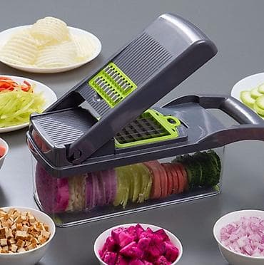 терка: Многофункциональная овощерезка-измельчитель с контейнером — 2