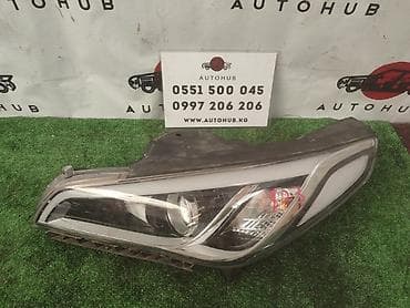lada 11: Передняя левая фара Hyundai 2015 г., Б/у, Оригинал — 1