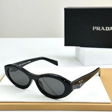 кена очки: Солнечные очки Prada - Модель: овальная/узкая овальная оправа в стиле — 1