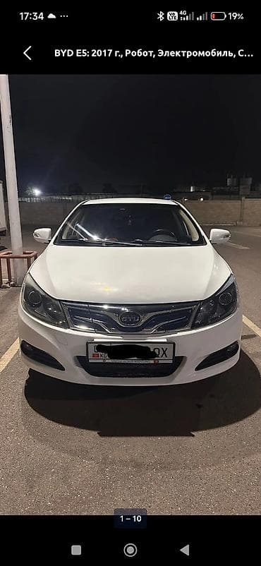 машины byd: BYD E5: 2017 г., Автомат, Электромобиль, Седан — 1
