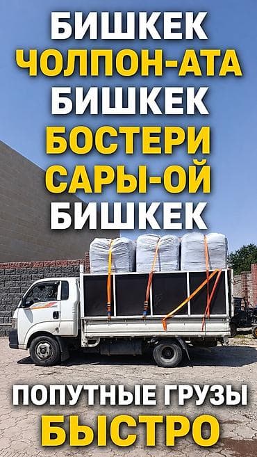 Грузоперевозки попутными грузами — быстро. Маршруты: - Бишкек —