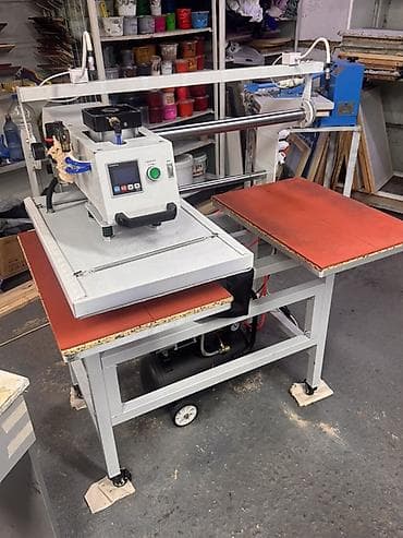 Курулуш жабдуулары: Пневматический термопресс для переноса изображений с бесшумным — 3