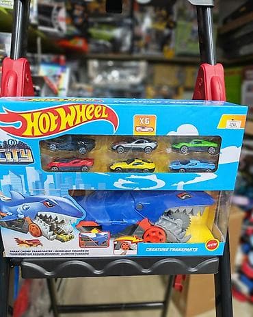 atack shark: Игровой набор Hot Wheels City “Creature Transports – Shark Chomp — 1