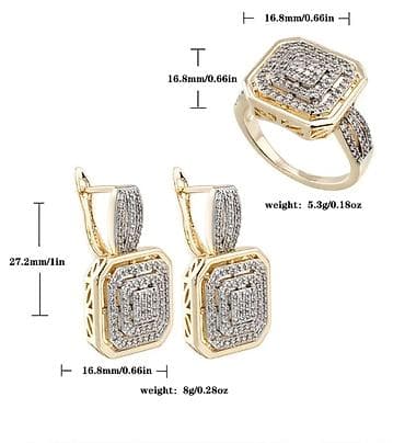 Личные вещи: Ювелирные наборы с жемчугом и фианитами Вариант 1 (круглый дизайн с — 6