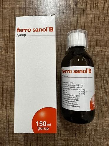 железа: Ferro sanol B, сироп, 150 мл. Описание: - Железо с добавлением — 1