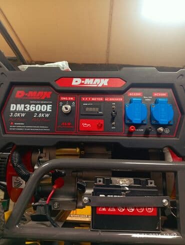 Генератор бензиновый 1фазный 3,0квт 220v бак 15л доставка по городу at lalafo.kg Генератор бензиновый 1фазный 3,0квт 220v бак 15л доставка по городу