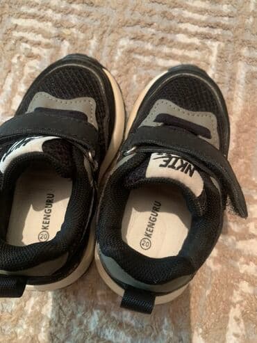 обувь саламандра оригинал: Детские кроссовки KENGURU, размер 20. - Цвет: черный с серыми — 2