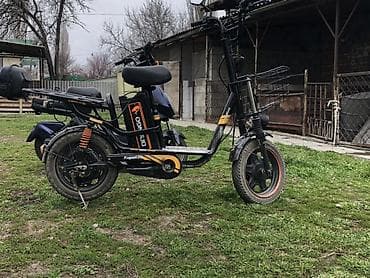 скутер 49: Электроскутеры (2 шт.) для города и дачи 1) Электровелосипед-скутер — 4