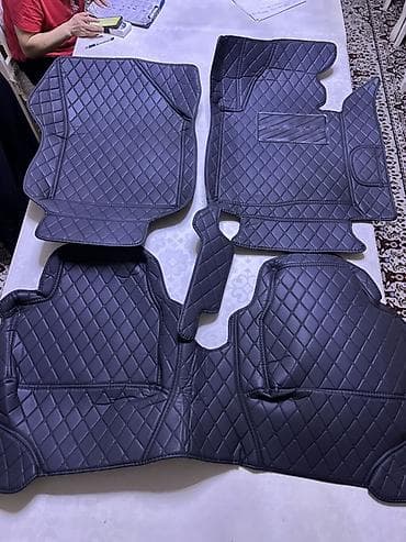 Полики: 3D Экокожа Полики Для салона Hyundai, цвет - Серый, Новый, Самовывоз — 1