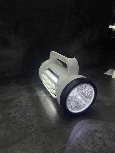 мини проекторы: Многофункциональный аккумуляторный светодиодный фонарь-прожектор - — 4