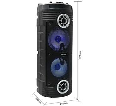 караоке микрофон с bluetooth динамиком: Портативная Bluetooth колонка BT Speaker ZQS-6208 с микрофоном и — 6