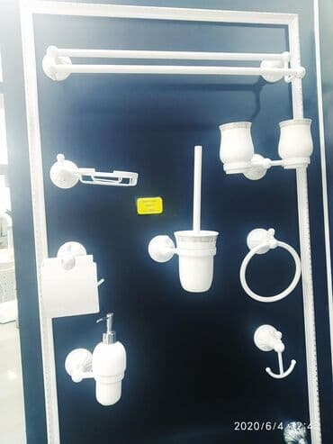 туалетная бумага оптом бишкек: Ванный наборы. Полотенец держатель, мыльница,2йной стакан для зубных — 1