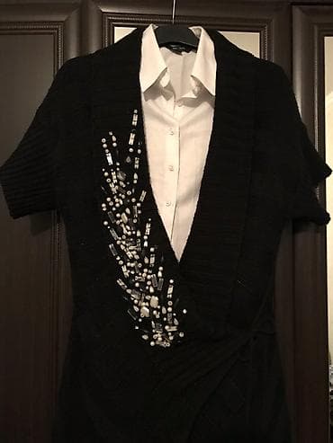 Кардиган длинный вязаный