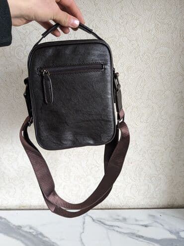 купить ремень мужской кожаный: Мужские барсетки Компактные Цвета : черный и коричневый Материал - — 5