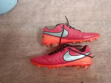 tiempo: Продаются по дешёвке за Бутсы Nike Tiempo Legend V FG Красные размер — 3