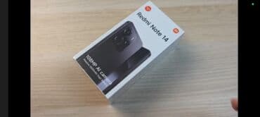 сетевое оборудование: Redmi, Redmi Note 14, Б/у, 128 ГБ, цвет - Черный, 2 SIM — 1