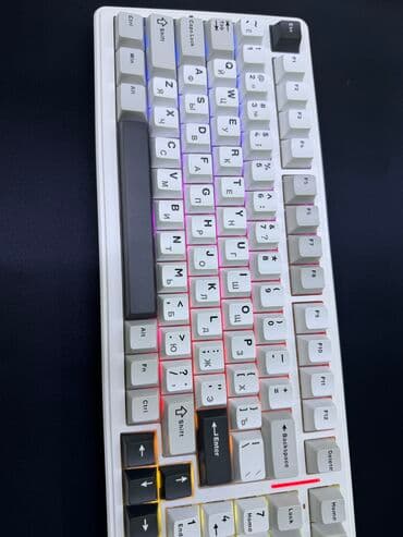 raspberry pi 4: Клавиатура, Механикалык, Bluetooth, Зымдуу туташтыруу, Өлчөмү: 100% — 4