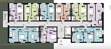 1 комната, 34 м², Малосемейка, 2 этаж, ПСО (под самоотделку) — 2