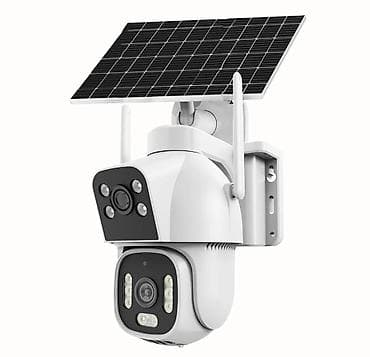 Фото и видеокамеры: Солнечная поворотная IP‑камера HiEasy с двумя объективами (Dual Lens) — 1